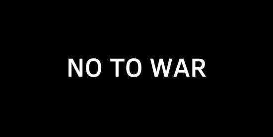 no to war